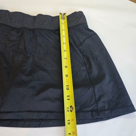 Outdoor Research Nylon Skort XS Black Jersey Lining Drawstring Zip Pocket - Picture 2 of 7